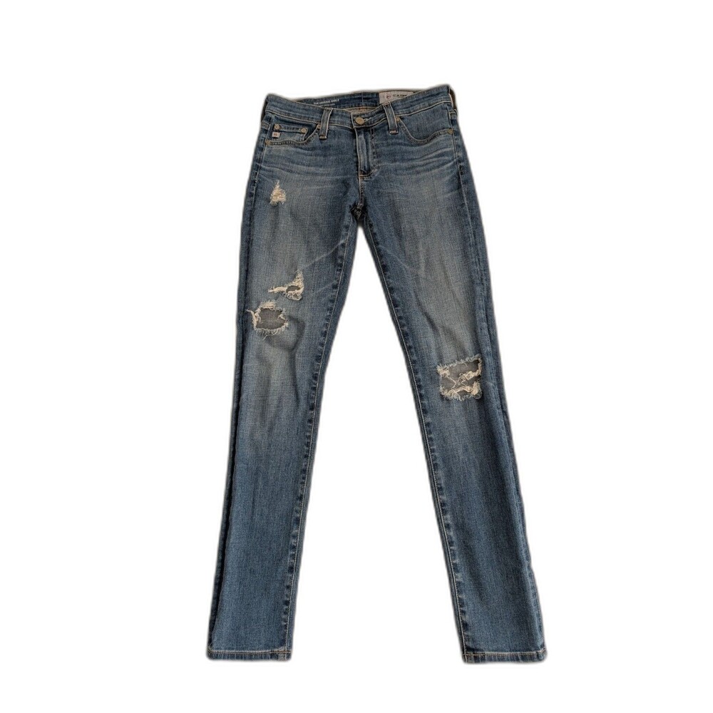 AG Adriano Goldschmied The Legging Ankle Super Skinny Jeans Medium Wash Sz 26R